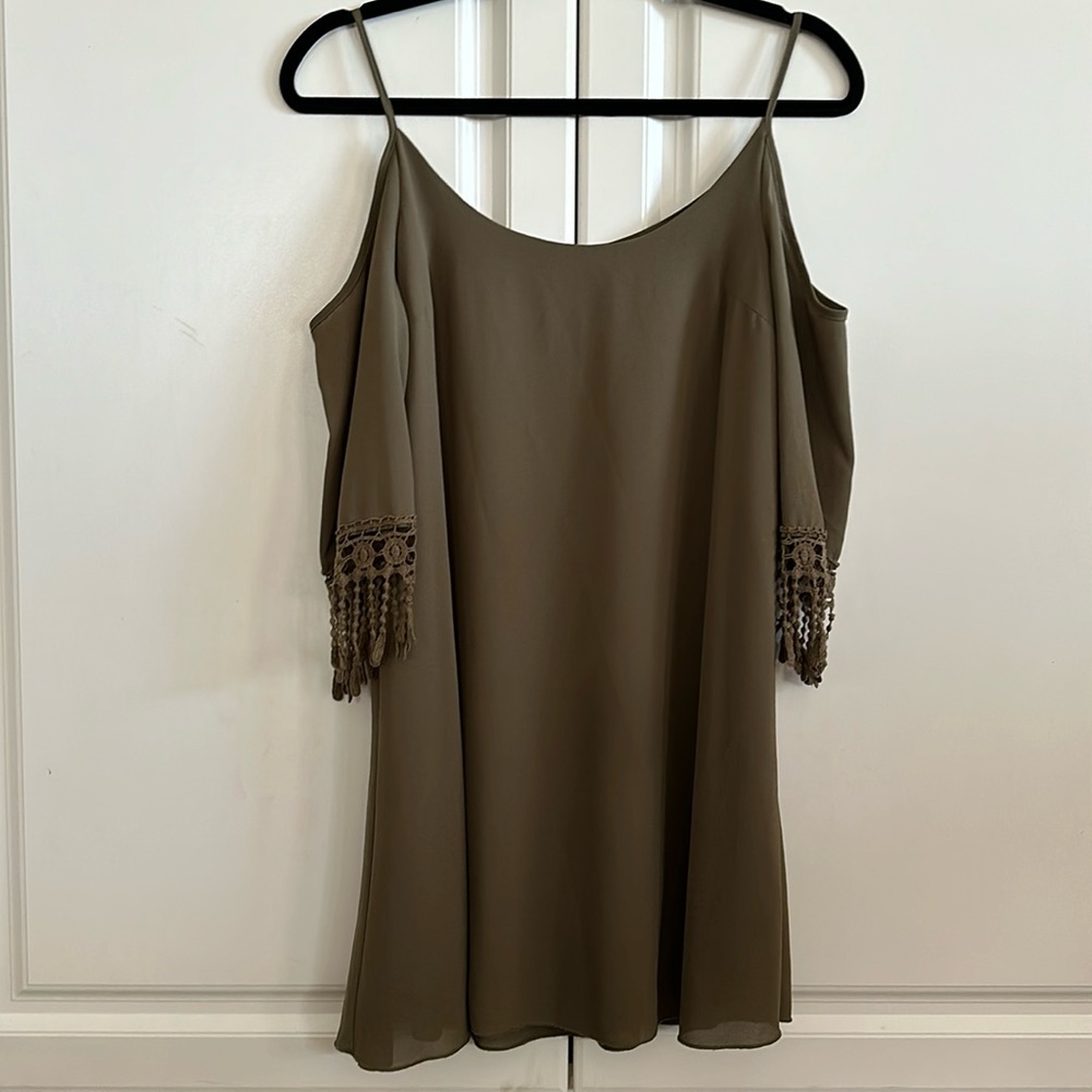 Charlotte Russe Army Green Dress